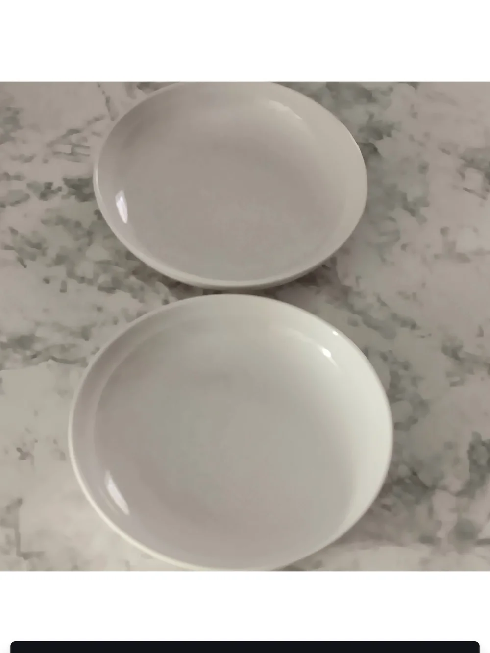 Fasmov Set of 6 White Melamine Pasta / Salad Bowls – 8